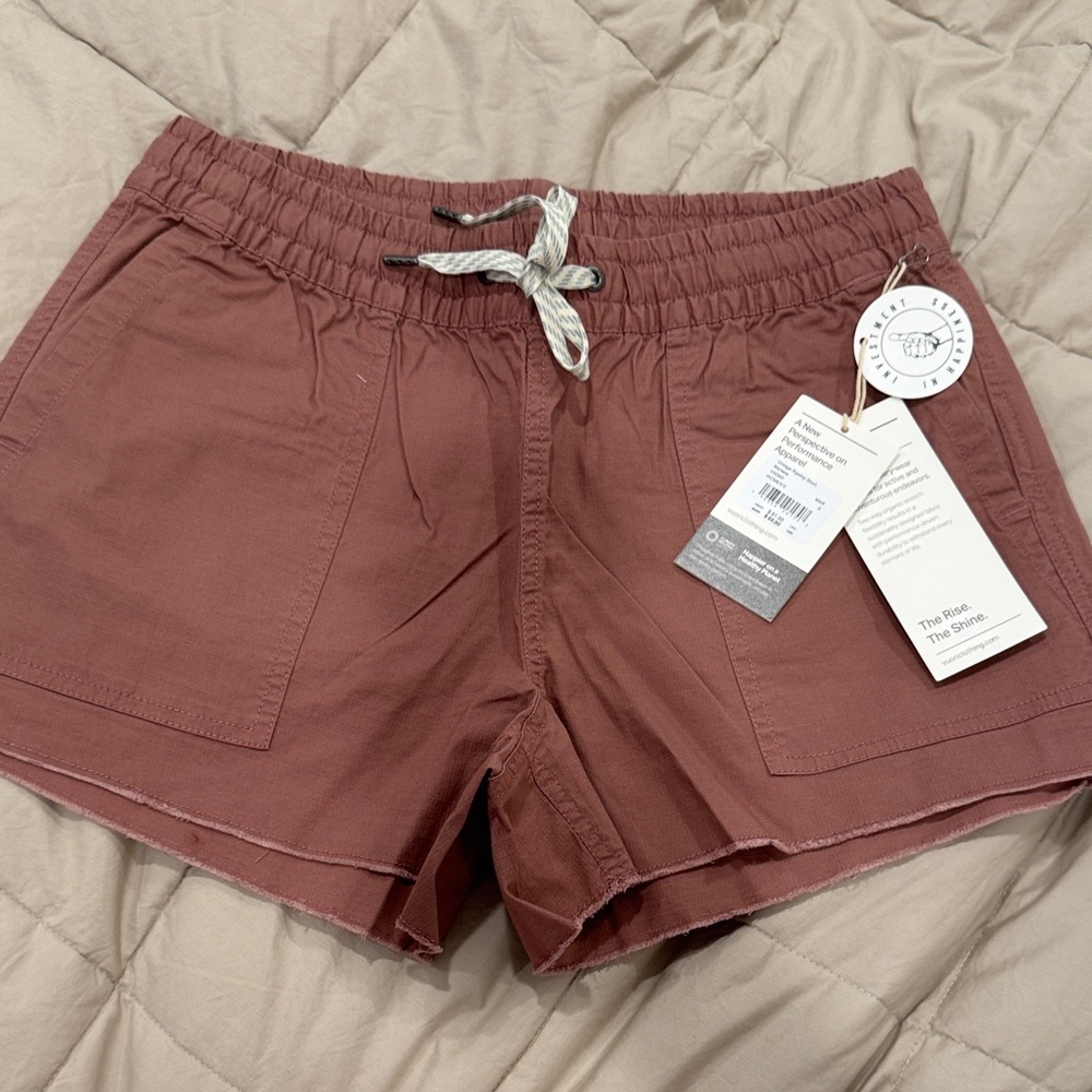 Vuori vintage ripstop short Marsala